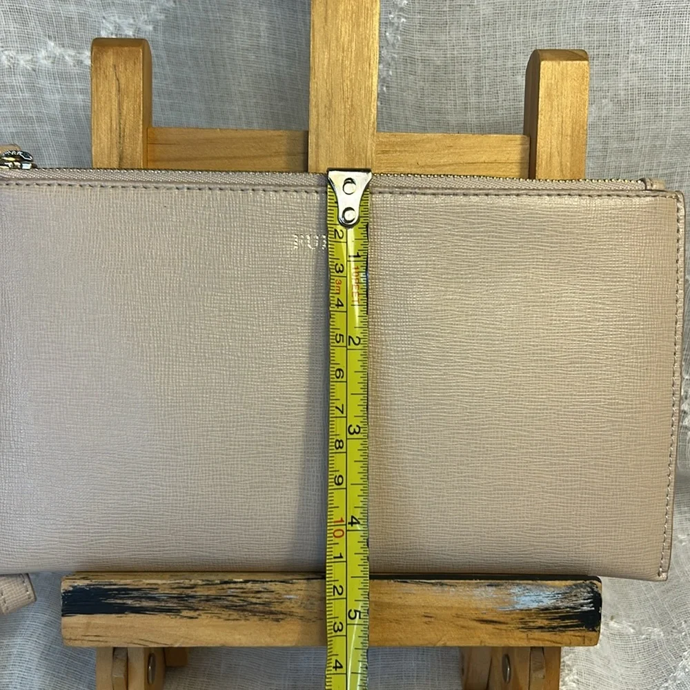 Furla leather wristlet wallet
